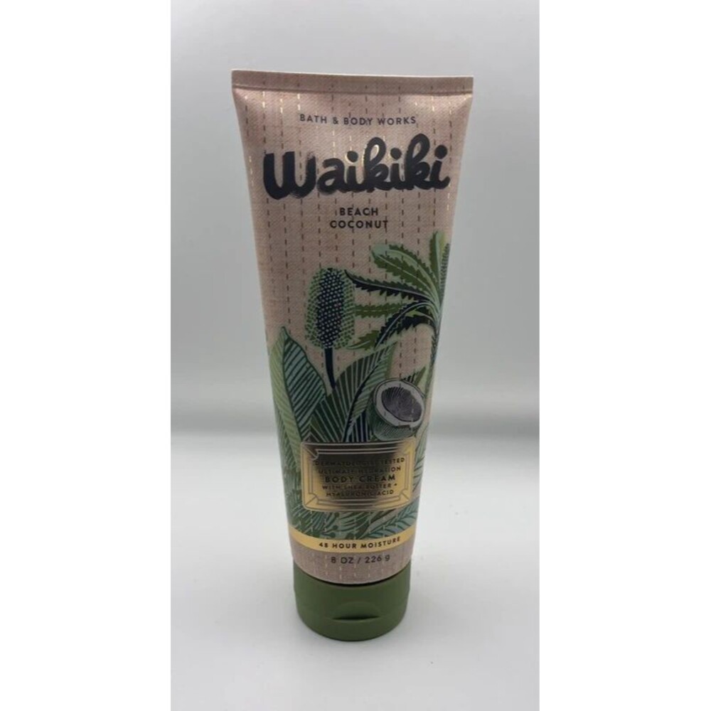 Bath Body Works Waikiki Beach Coconut Hydration Body Cream 8 oz
